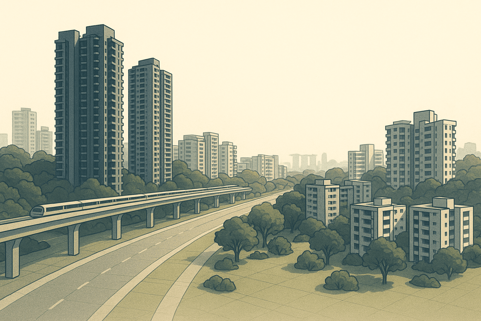 RCR vs OCR Condo in Singapore: Is City Fringe Worth the Premium?