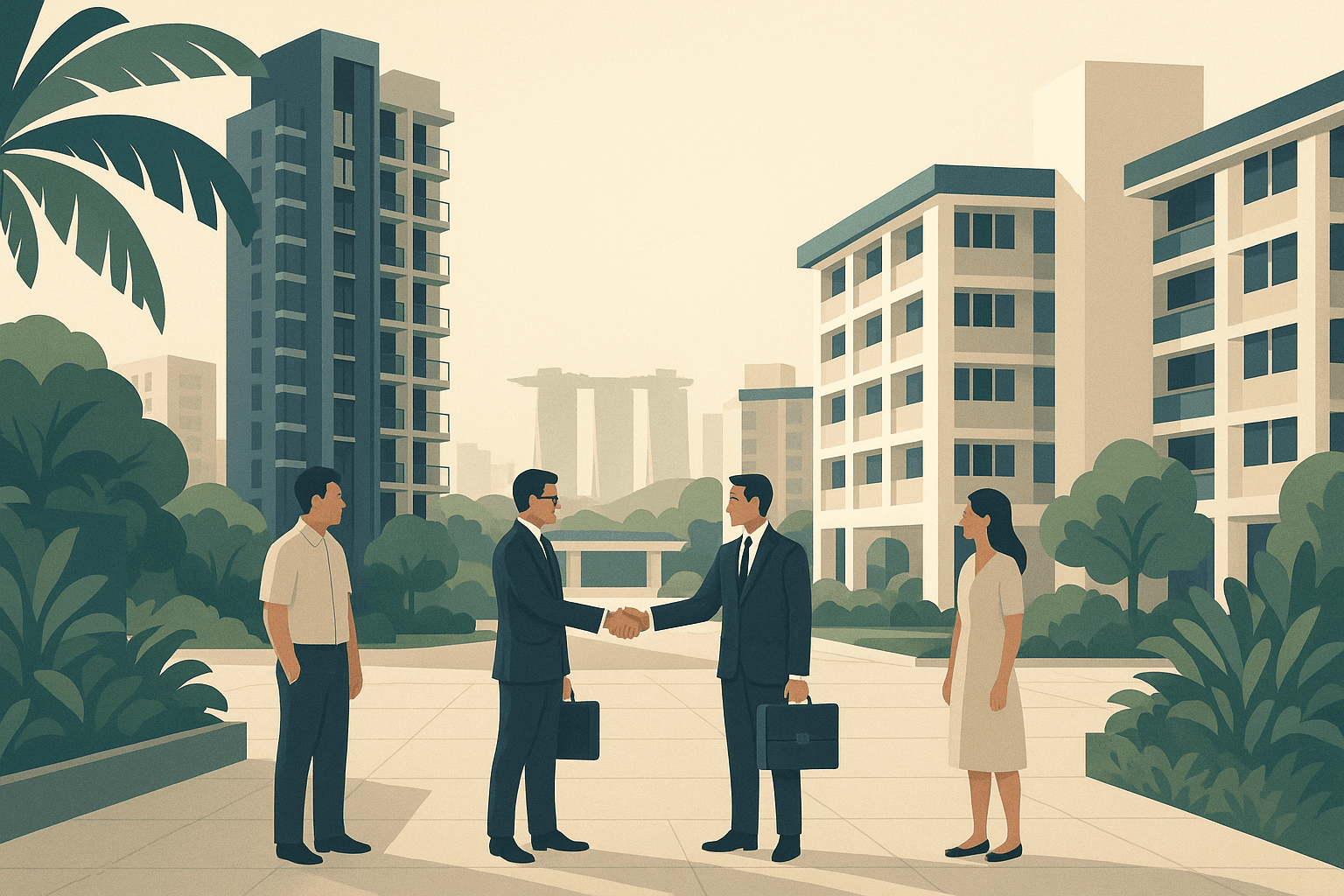 How Co-Broking Works in Singapore Property: Roles, Fees, and Commission Flow for Agents